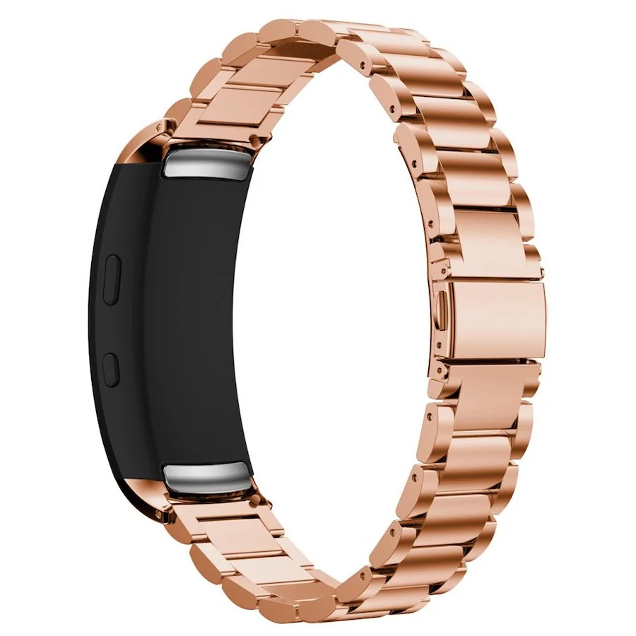 BStrap Stainless Steel remienok na Samsung Gear Fit 2 rose gold