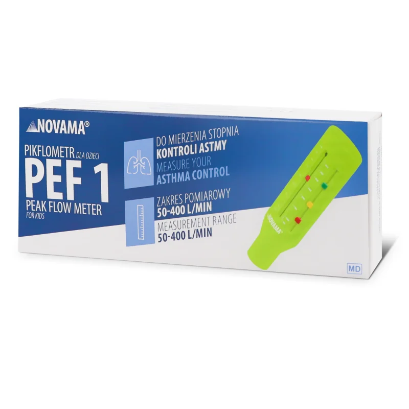 NOVAMA PEF 2 Spirometer pre deti certifikovaný s denníkom TOW022151
