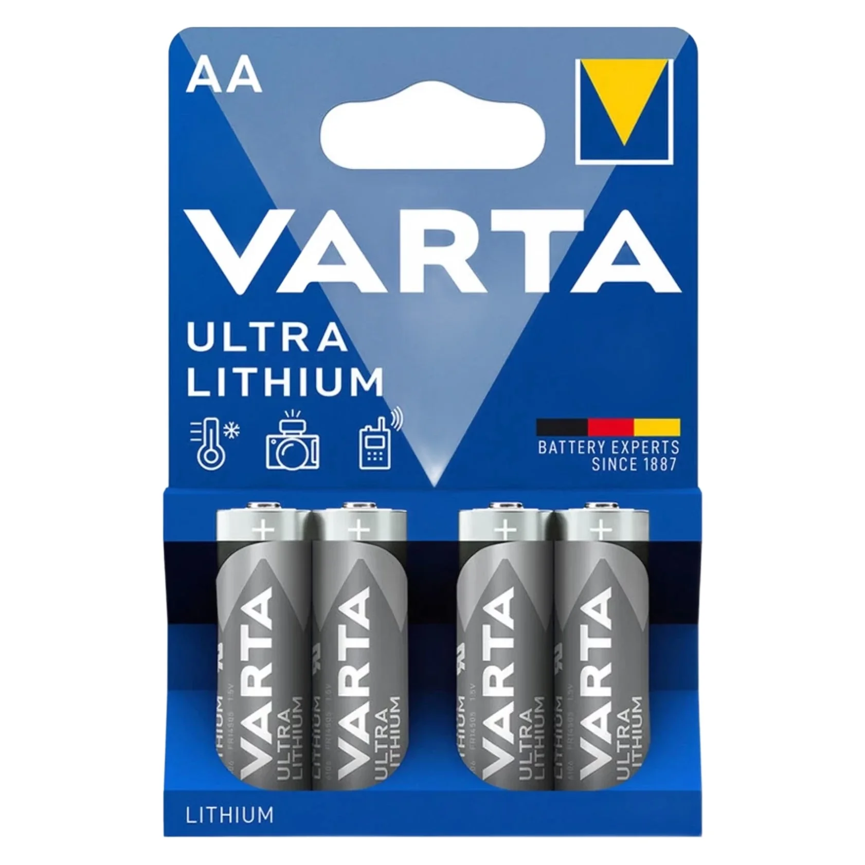 VARTA PROFESSIONAL lítiové batérie 4ks AA