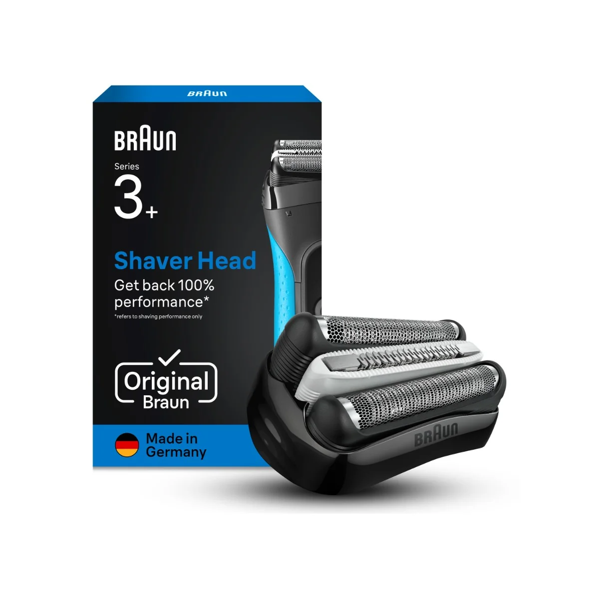 Braun Series 3+ náhradná hlavica pre elektrický holiaci strojček, 32B 1 ks