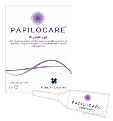 PAPILOCARE vaginálny gél 7×5 ml, vaginálny gél