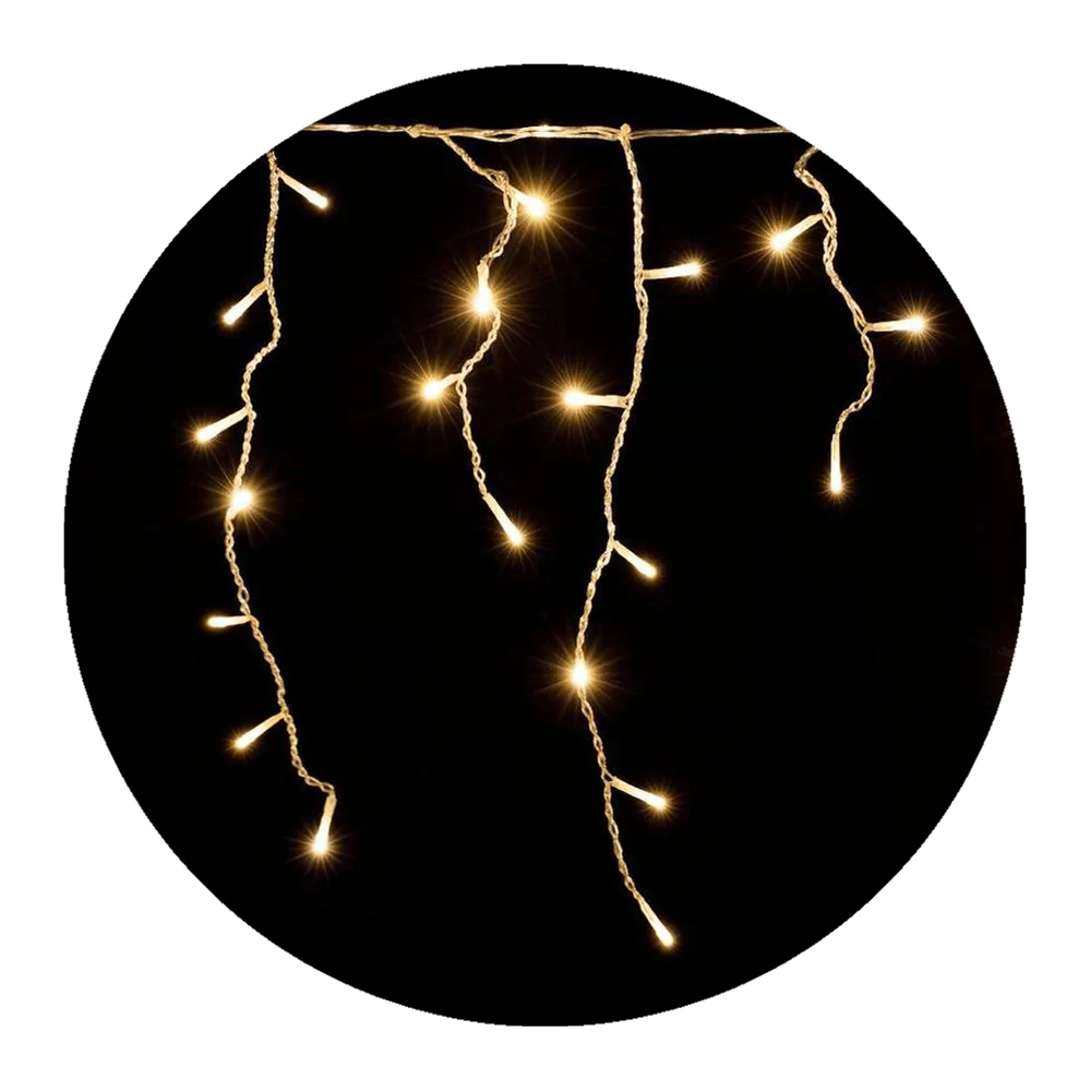 Modee Lighting LED vianočná reťaz 100LED 2m cencúlové reťaze 70cm