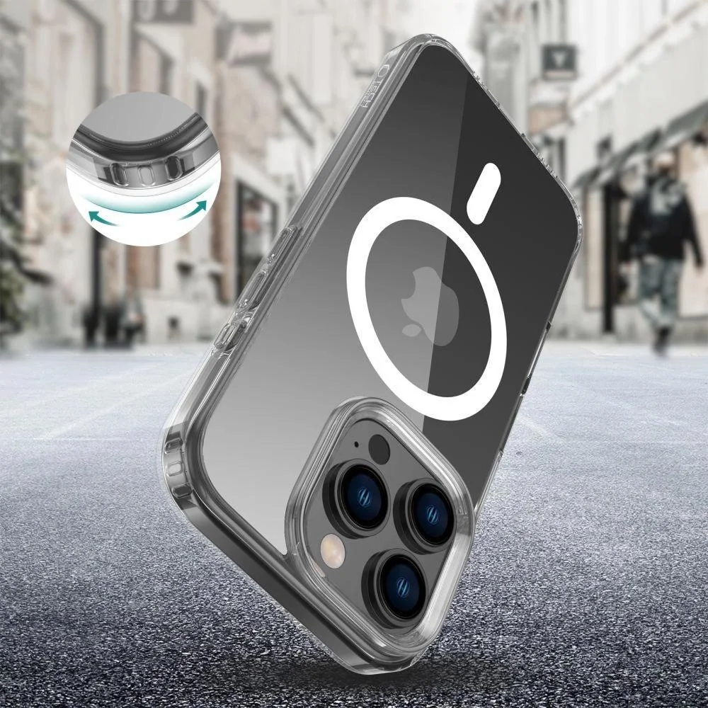 Priehľadný obal Tech-Protect Flexair Hybrid MagSafe pre iPhone 16 Pro