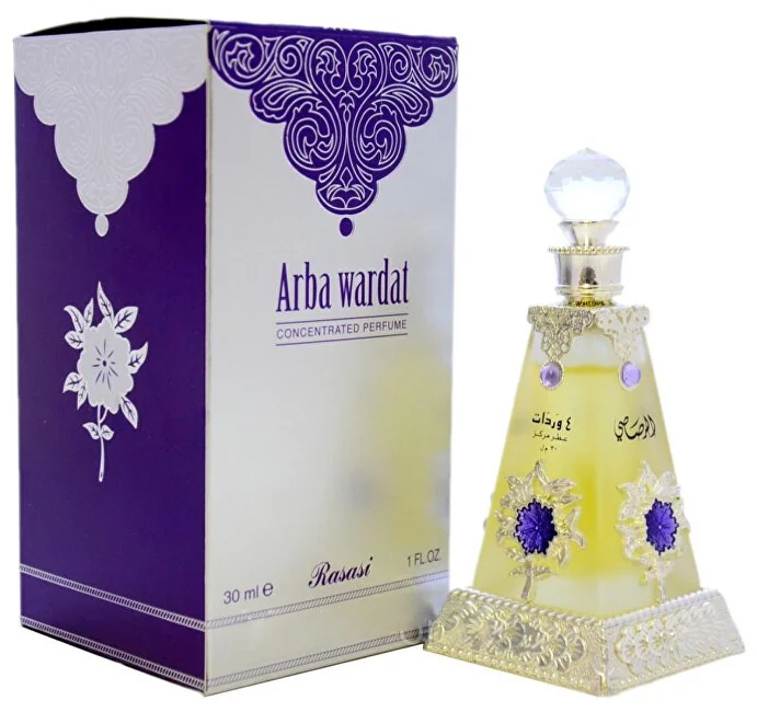Rasasi Arba Wardat Parf.Olej 30ml 1×30 ml, parfumový olej