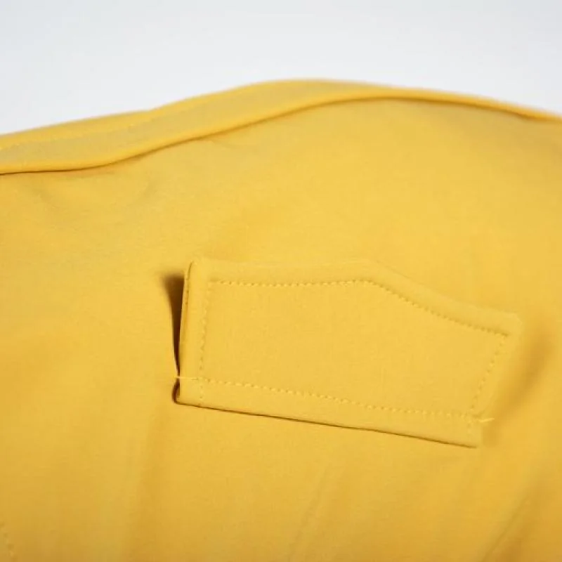 DUVO+ štýlová bunda s kapucňou pre psov S 40cm žltá