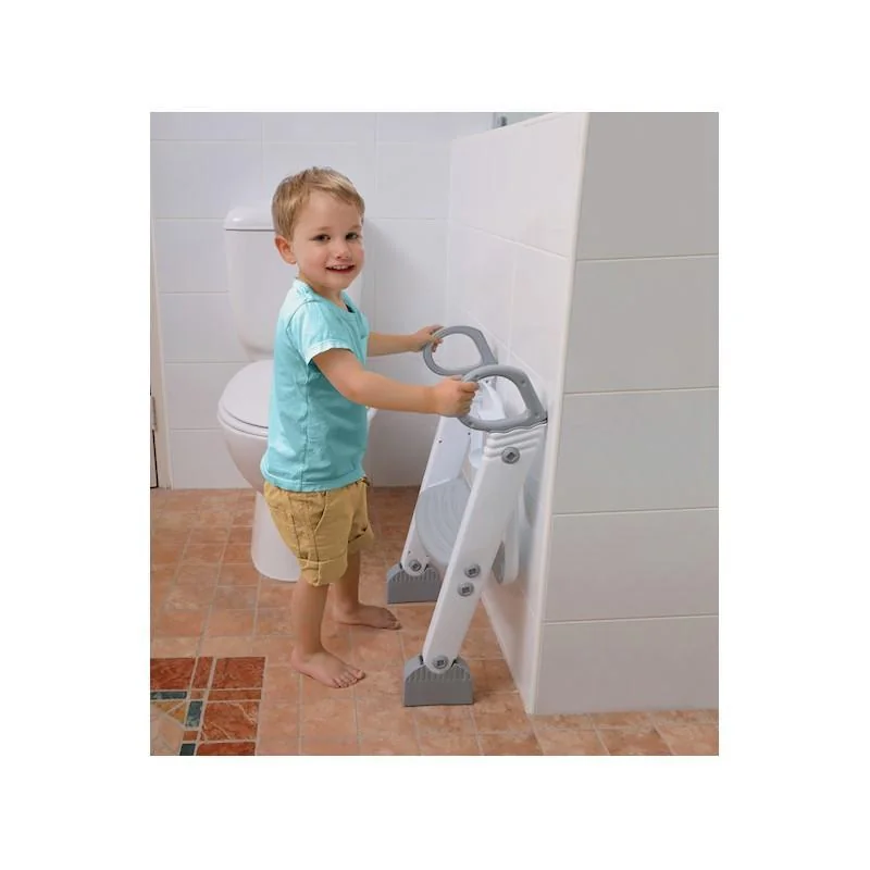 DREAMBABY - Stupienok k WC šedo/biela