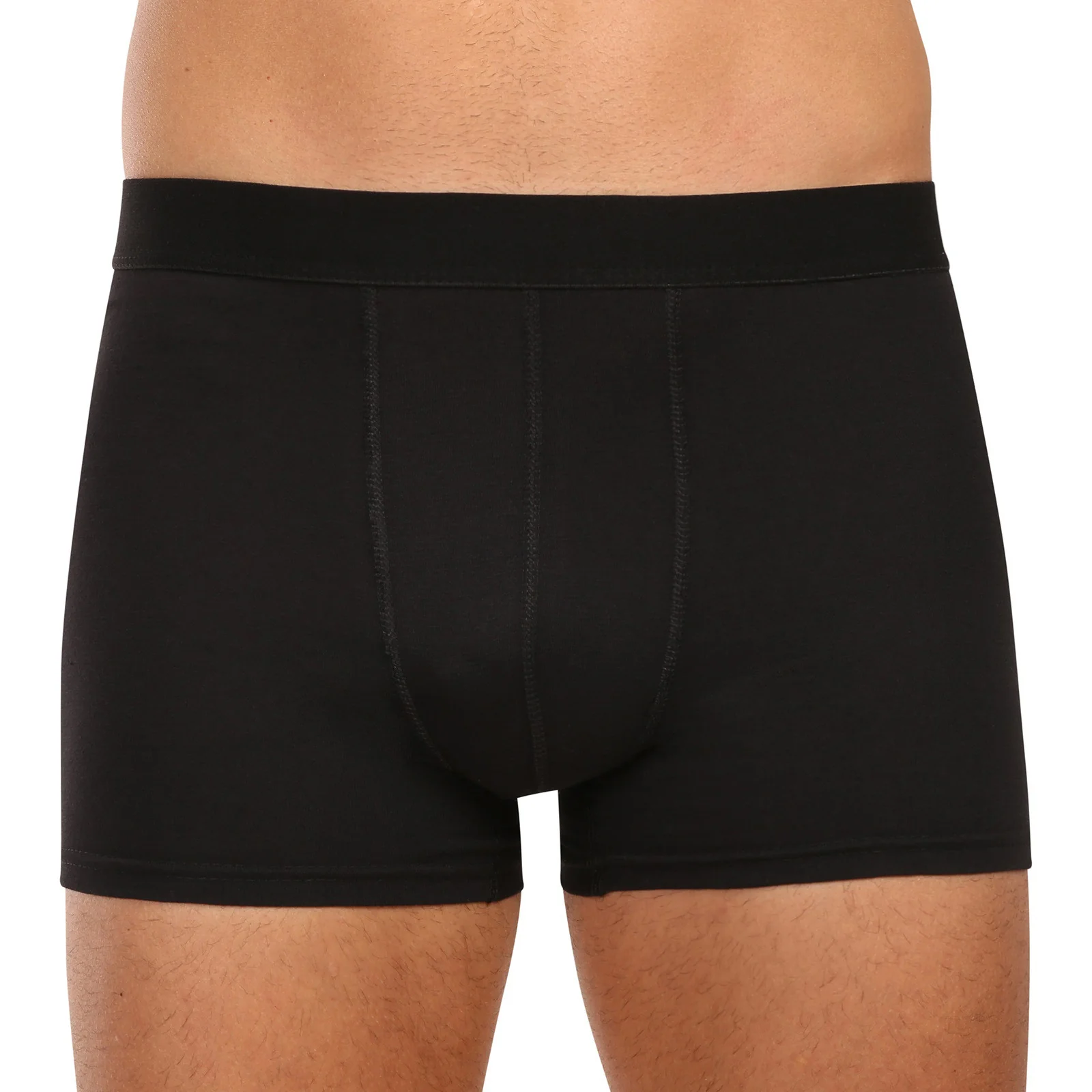 10PACK (8+2 zdarma) pánske boxerky basic čierné (10NFC1) XL