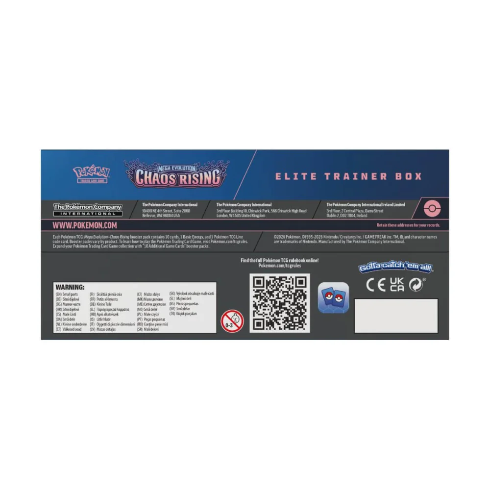 Pokémon TCG: ME04 Chaos Rising - Elite Trainer Box