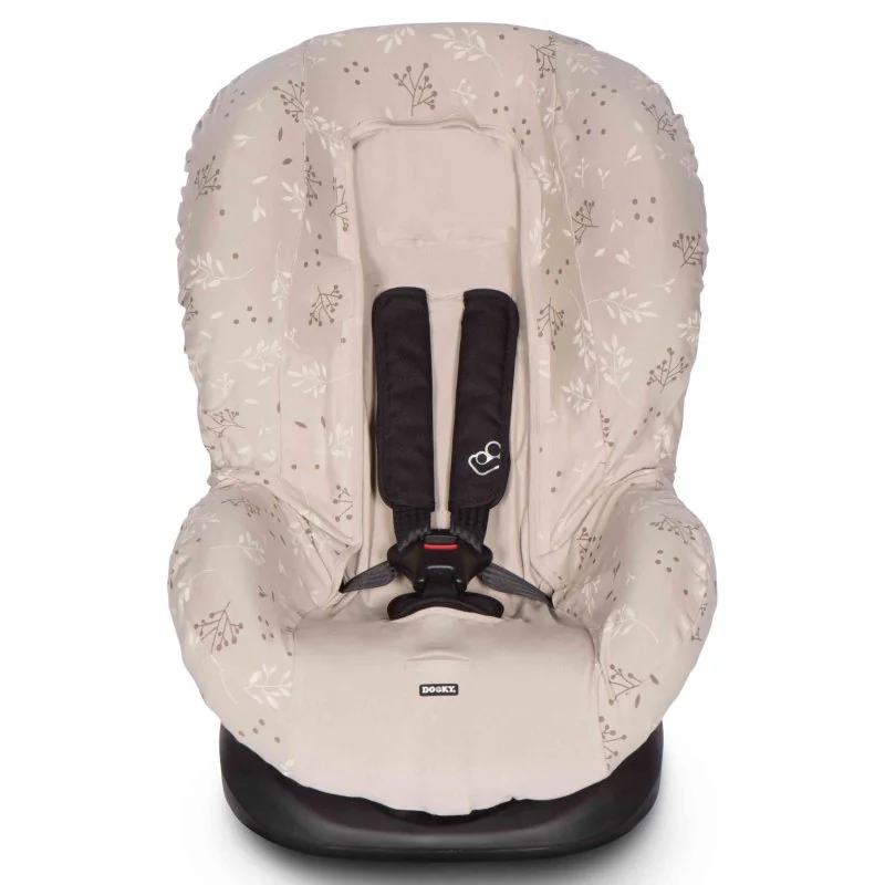 Dooky poťah na autosedačku Seat Cover Group1 Romantic Leaves Beige