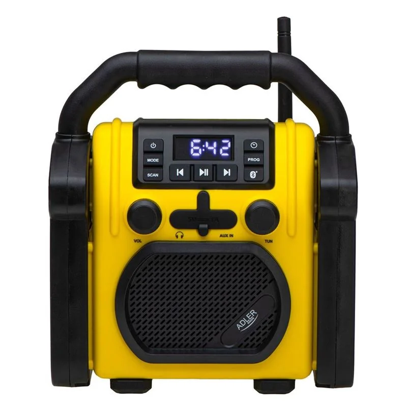 Stavebné rádio s Bluetooth Adler AD 1911