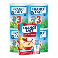 France Lait 3 4x400g + FL kaša ryžová ovocná 250g