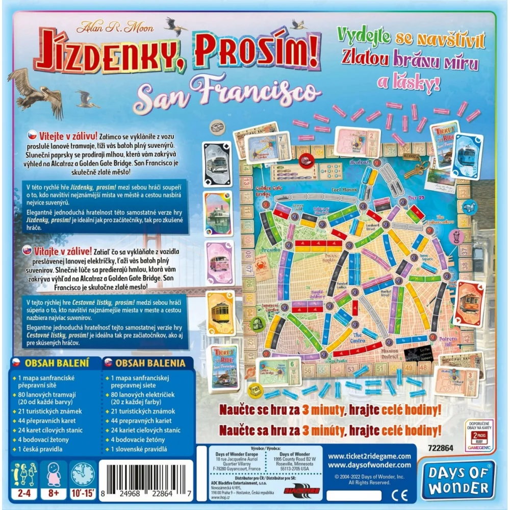 Cestovné lístky prosím! San Francisco-MOVEO