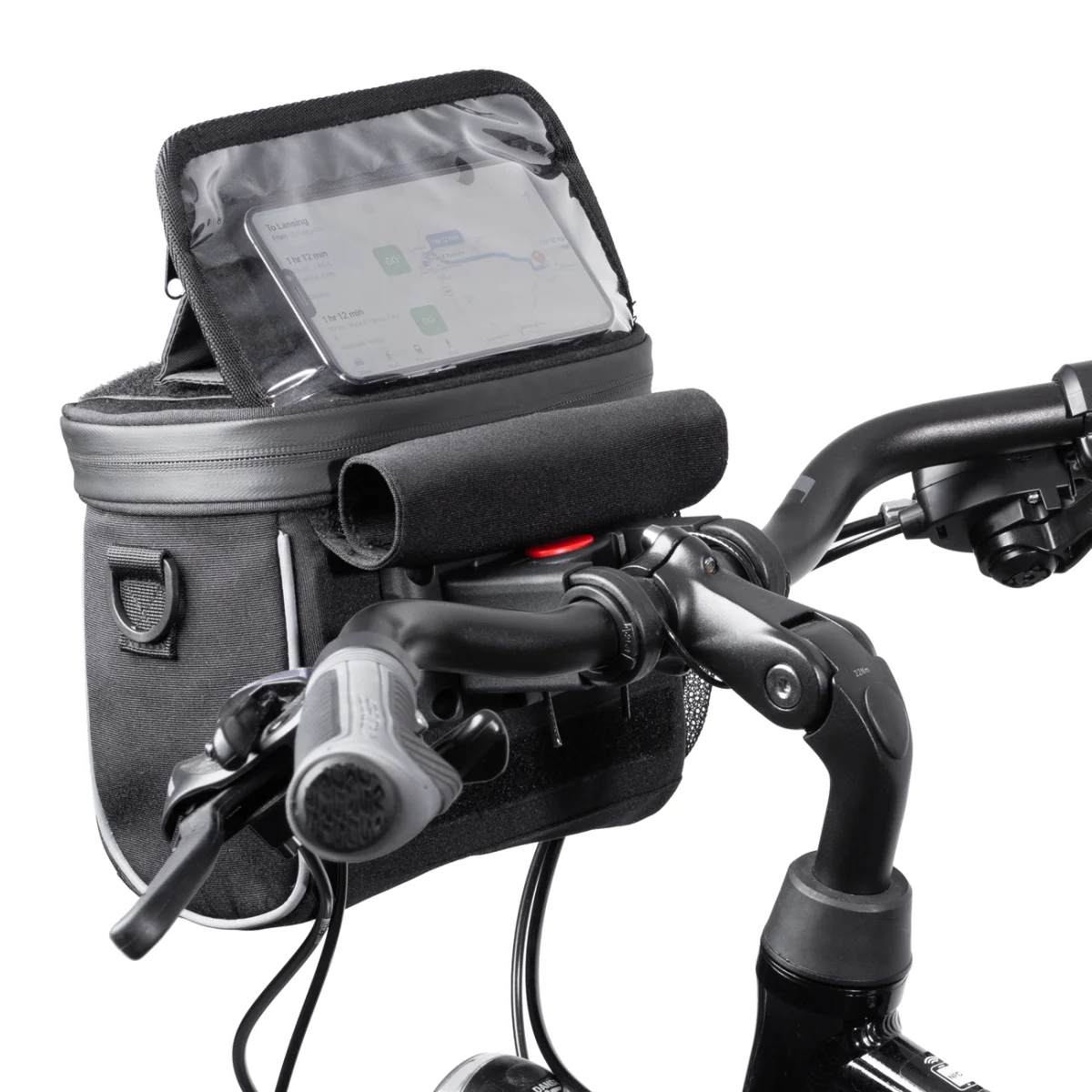 MG Handlebar cyklistická taška na bicykel 5L, čierna