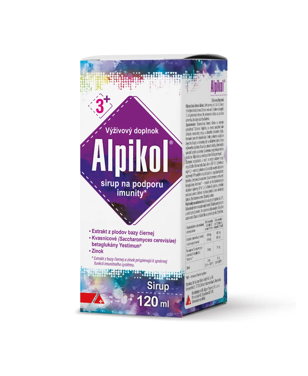ALPIKOL sirup na podporu imunity 1×120 ml, doplnok výživy