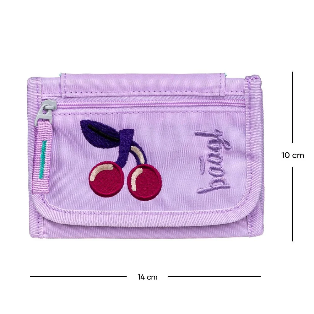 Peňaženka na krk Lavender fialová, dĺžka 42cm
