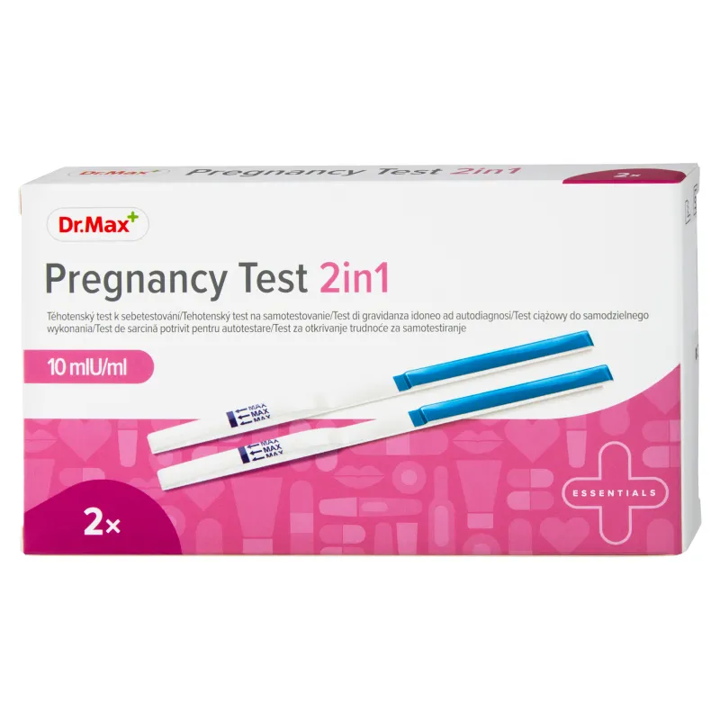 Dr. Max Pregnancy Test 2in1 1×2ks