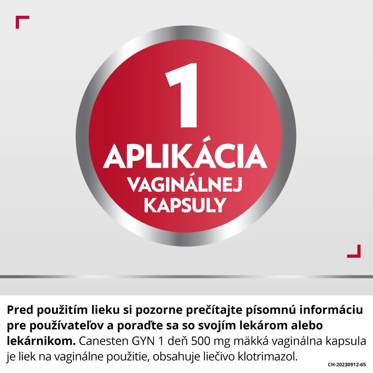 Canesten GYN 1 deň mäkká vaginálna kapsula 1×1 set, vaginálna kapsula a aplikátor