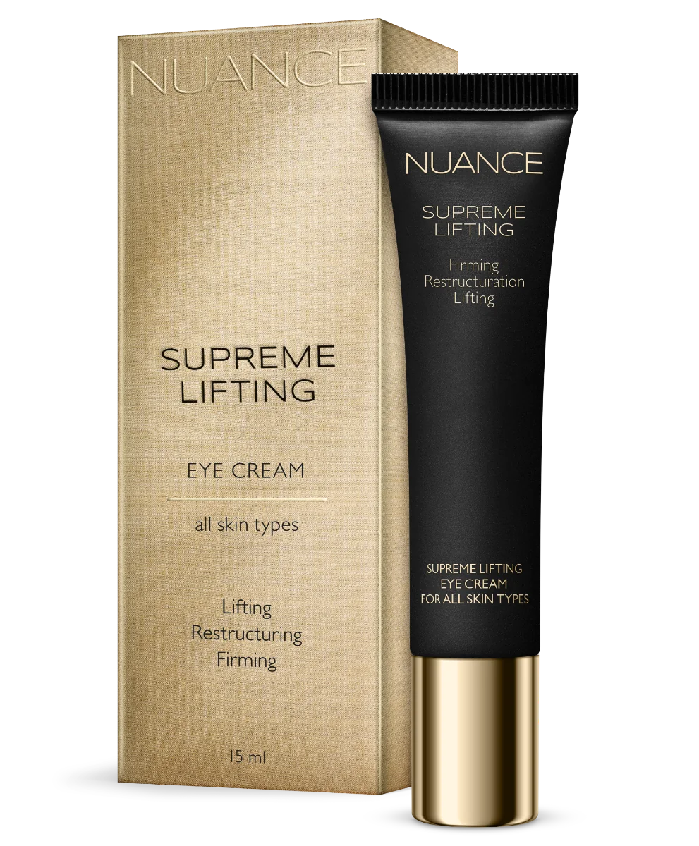 NUANCE SUPREME LIFTING očný krém, 15ml 1×15 ml, očný krém pre všetky typy pleti