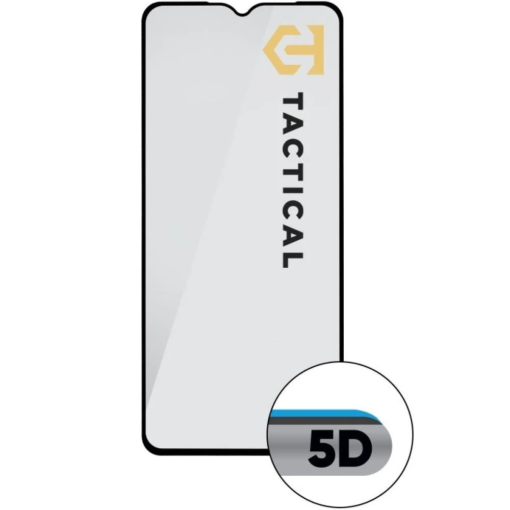5D sklo pre Infinix Hot 30i - Čierna Ochrana displeja, oleofóbna úprava