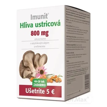 Imunit HLIVA ustricová 800 mg s rakytník. a echin. 1×60 cps, doplnok stravy