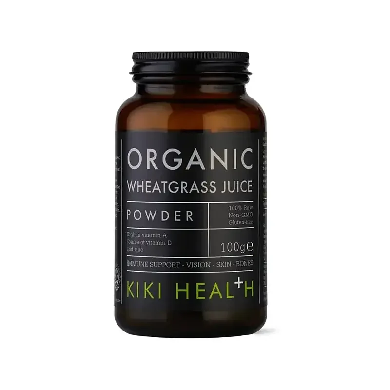 KIKI Health BIO Prášok zo šťavy z pšeničnej trávy, 100 g