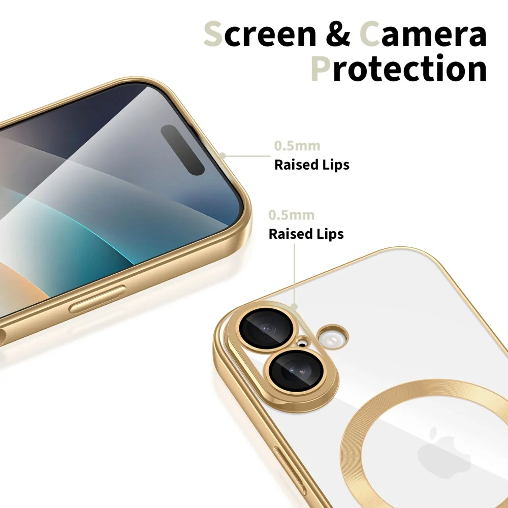 Tech-Protect MagFlex MagSafe kryt na iPhone 17, zlatý