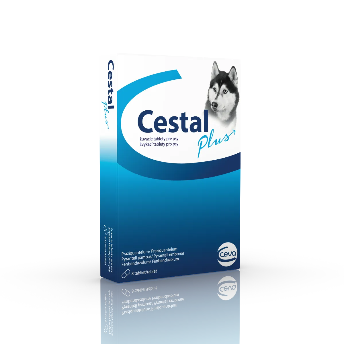 Cestal Plus žuvacie tablety pre psy, 8 tabliet