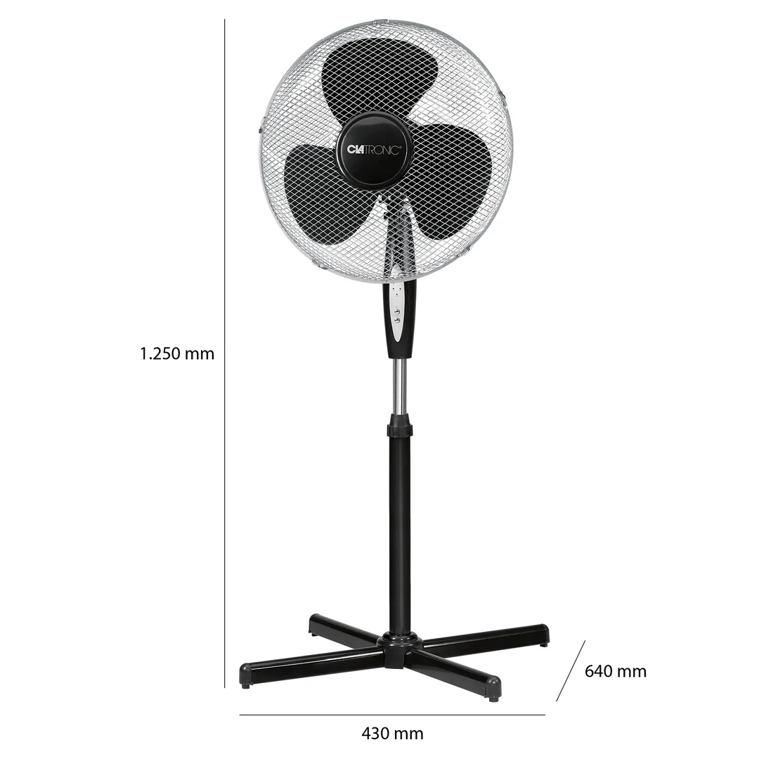 Clatronic stojanový ventilátor VL 3741 S s diaľkovým ovládaním