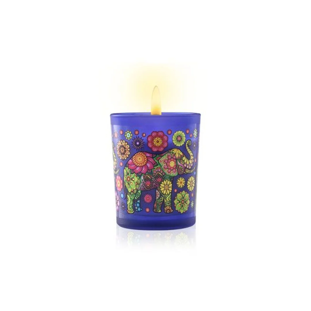Prírodná aromatická sviečka Frankincense Kaffir Lime 50 g, kadidlo a gáfrová
