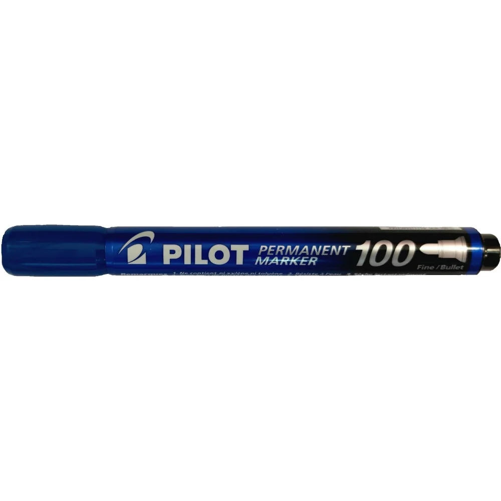 Permanentný alkoholový popisovač 100 1mm modrý 10ks-Pilot