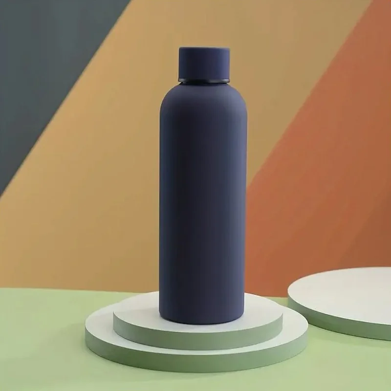 Livefy termoska Soft Touch 500 ml, tmavomodrá
