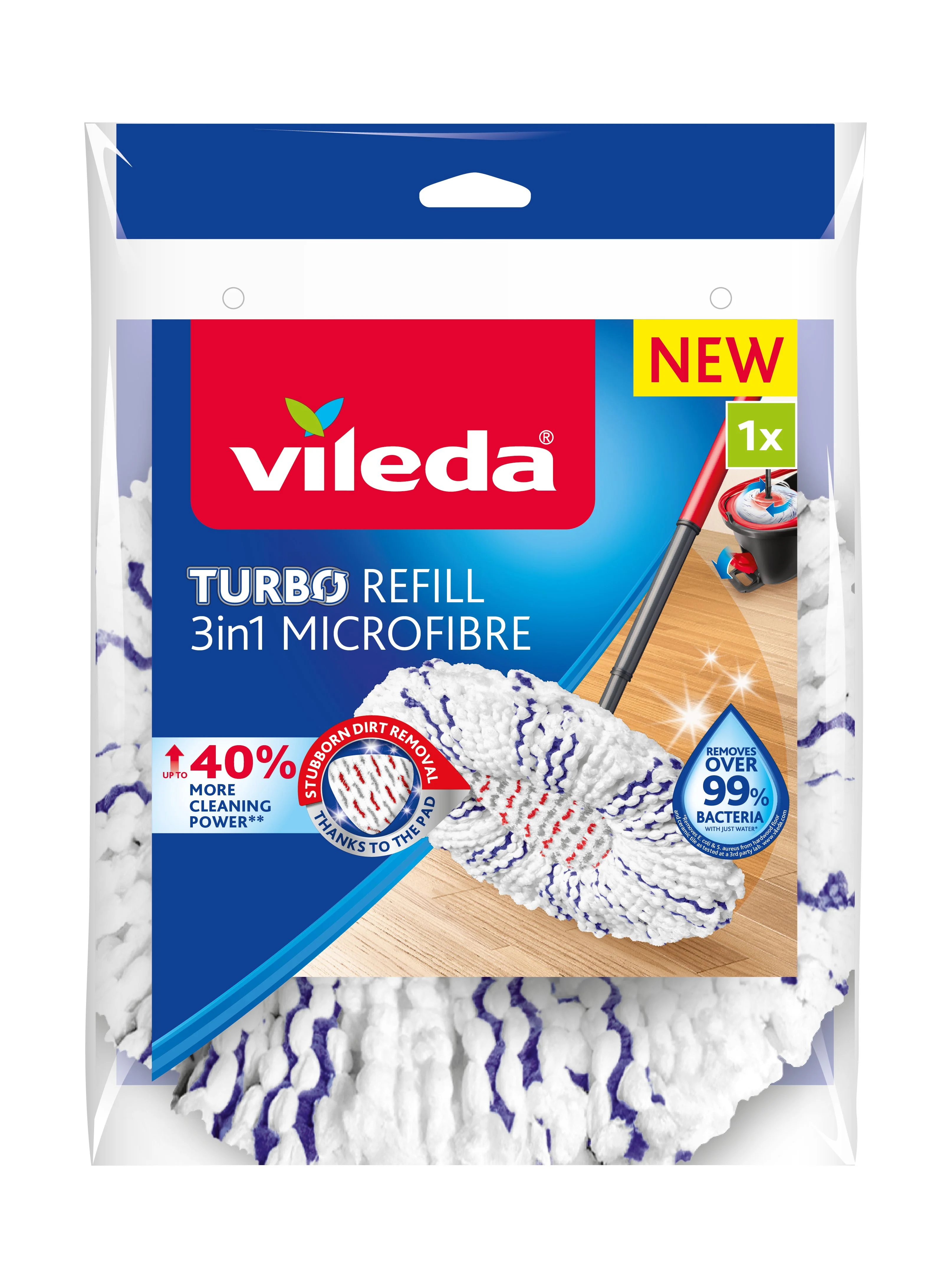 Vileda TURBO 3v1 Náhrada 1×1 ks, náhrada na mop