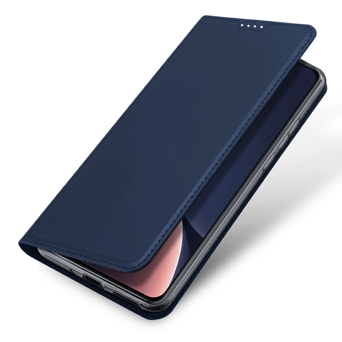 Dux Ducis Skin Pro knižkové kožené puzdro na Xiaomi 13 modré