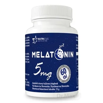 NUTRICIUS Melatonín 5 mg 1×60 tbl, melatonín