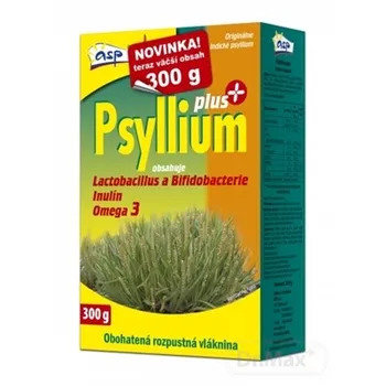 asp Psyllium PLUS 1×300 g, rozpustná vláknina, s laktobacilmi a bifidobaktériami