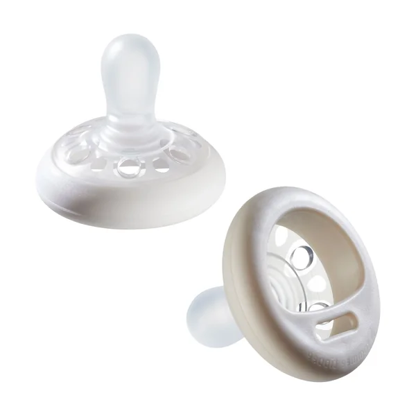 Tommee Tippee Cumlík Breast-like 0-6m, 2 ks 1×2 ks, cumlík