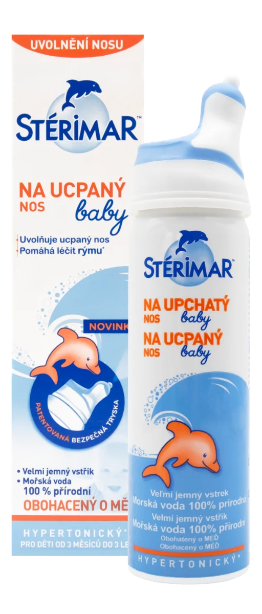 STERIMAR baby Na upchatý nos 1×50 ml, nosový mikrosprej s obsahom morskej vody