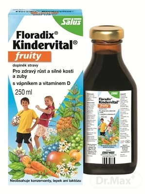 SALUS Floradix Kindervital fruity 1×250 ml, bylinný sirup