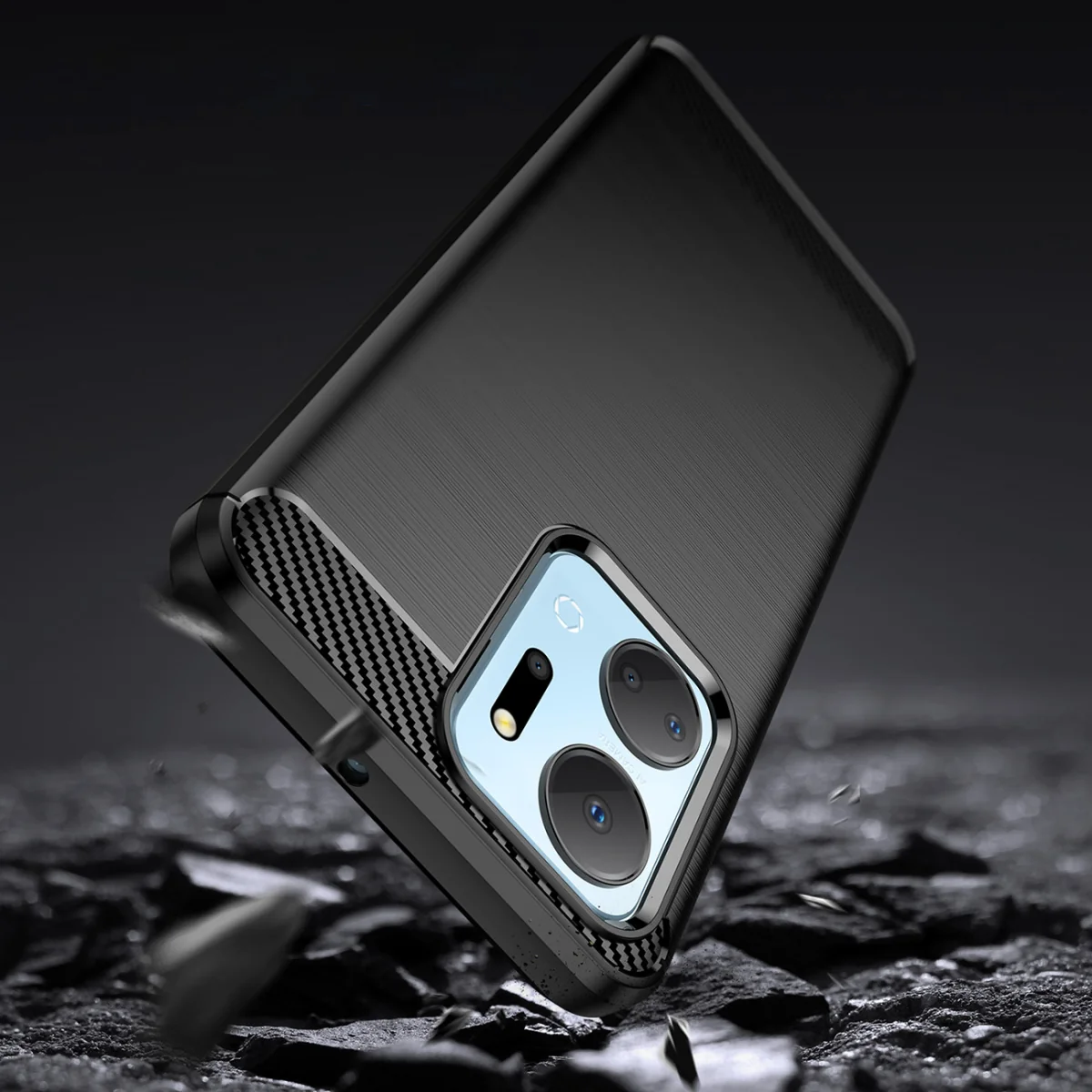 MG Carbon kryt na Honor Play 40 Plus / X7a, čierny
