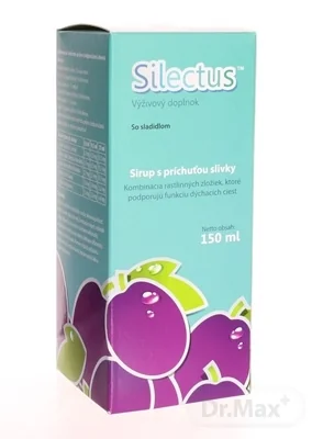 Silectus sirup s príchuťou slivky 1×150 ml, sirup