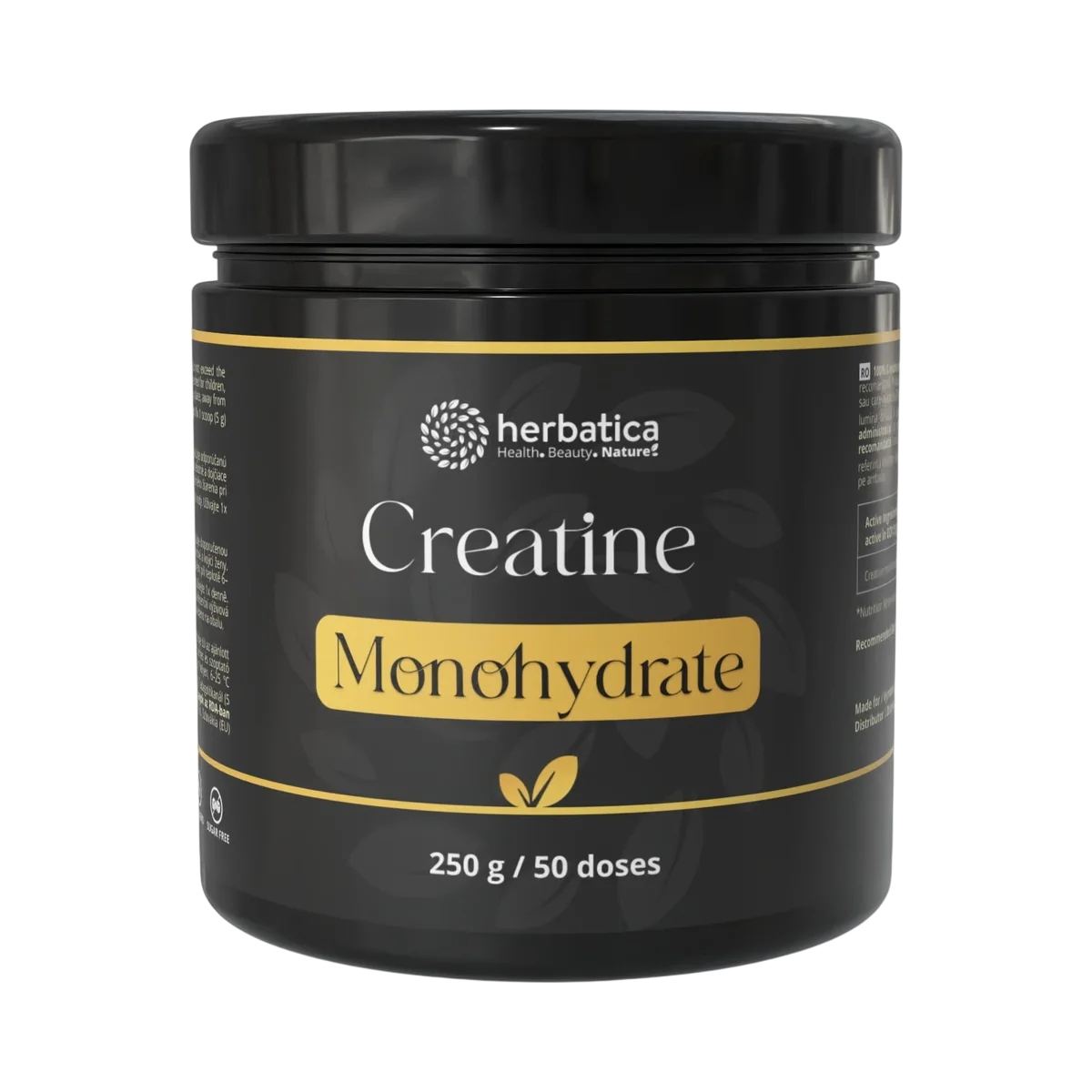 100% Kreatín monohydrát prášok 250g - Herbatica