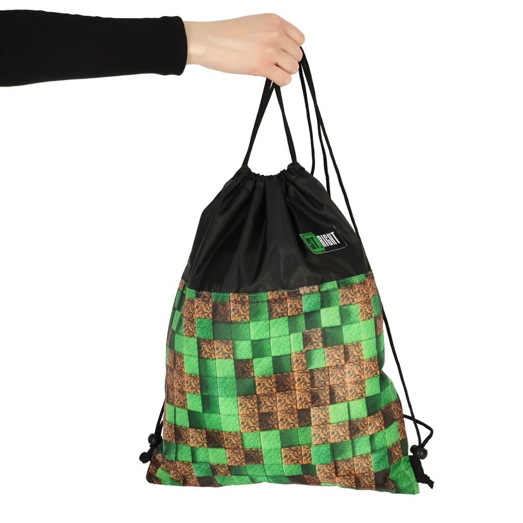 Vrecúško na prezuvky, Taška na topánky, Minecraft Kocky