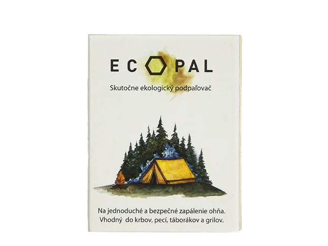 Včelobal ecopal 1×15 ks, prírodný podpaľovač