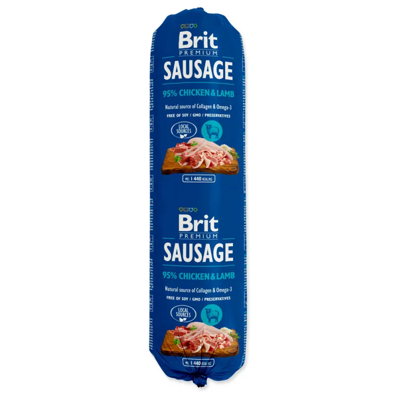 Brit Sausage Chicken& Lamb 800g
