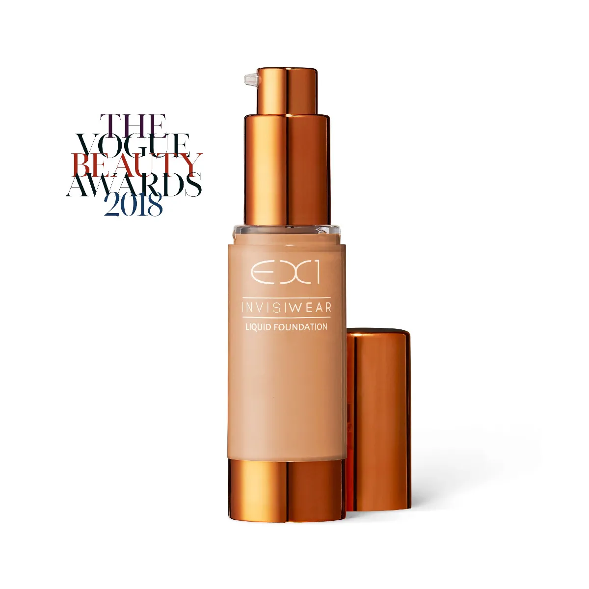 EX1 cosmetics 6.0 Invisiwear Liquid Foundation Tekutý make-up 1×30 ml, pre všetky typy pleti