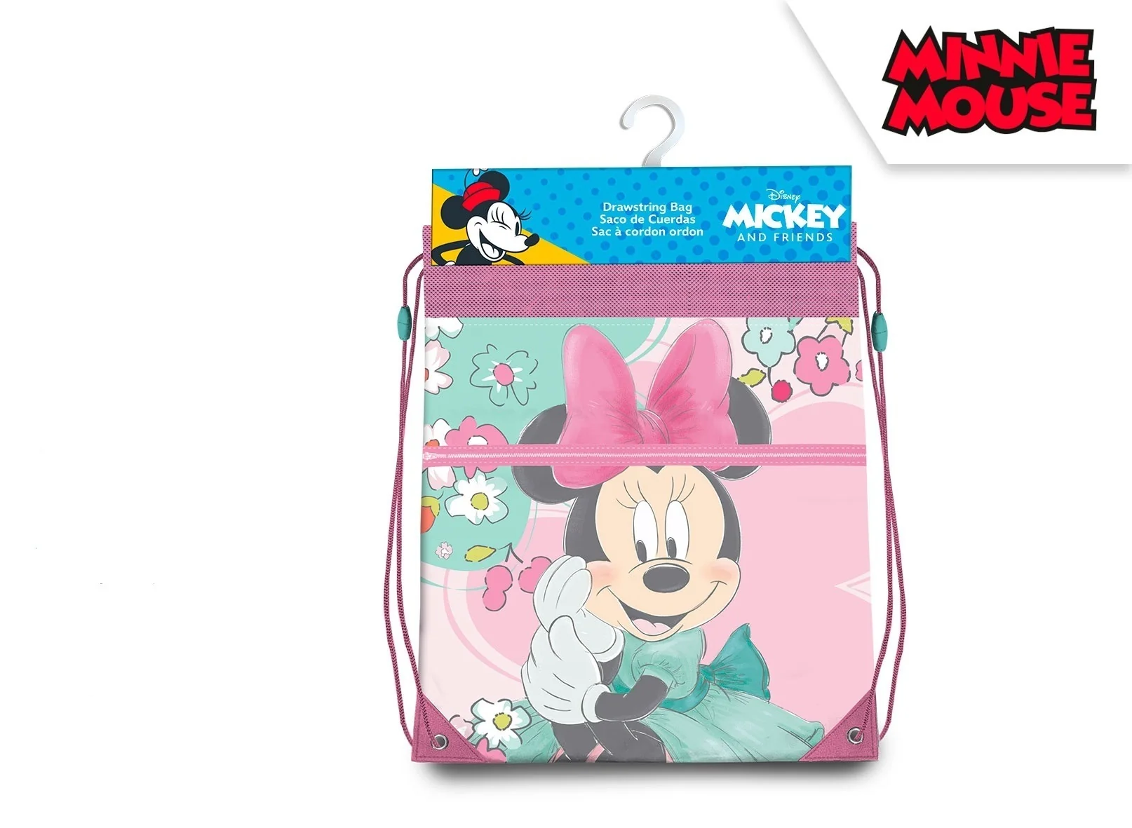 Kids Euroswan vrecko na prezúvky Minnie Mouse 40x30 cm