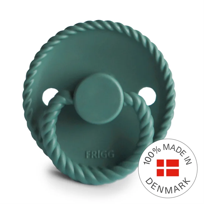 FRIGG Rope silikónový cumlík  Vintage Green,, 0-6m, 1 ks 1×1 ks
