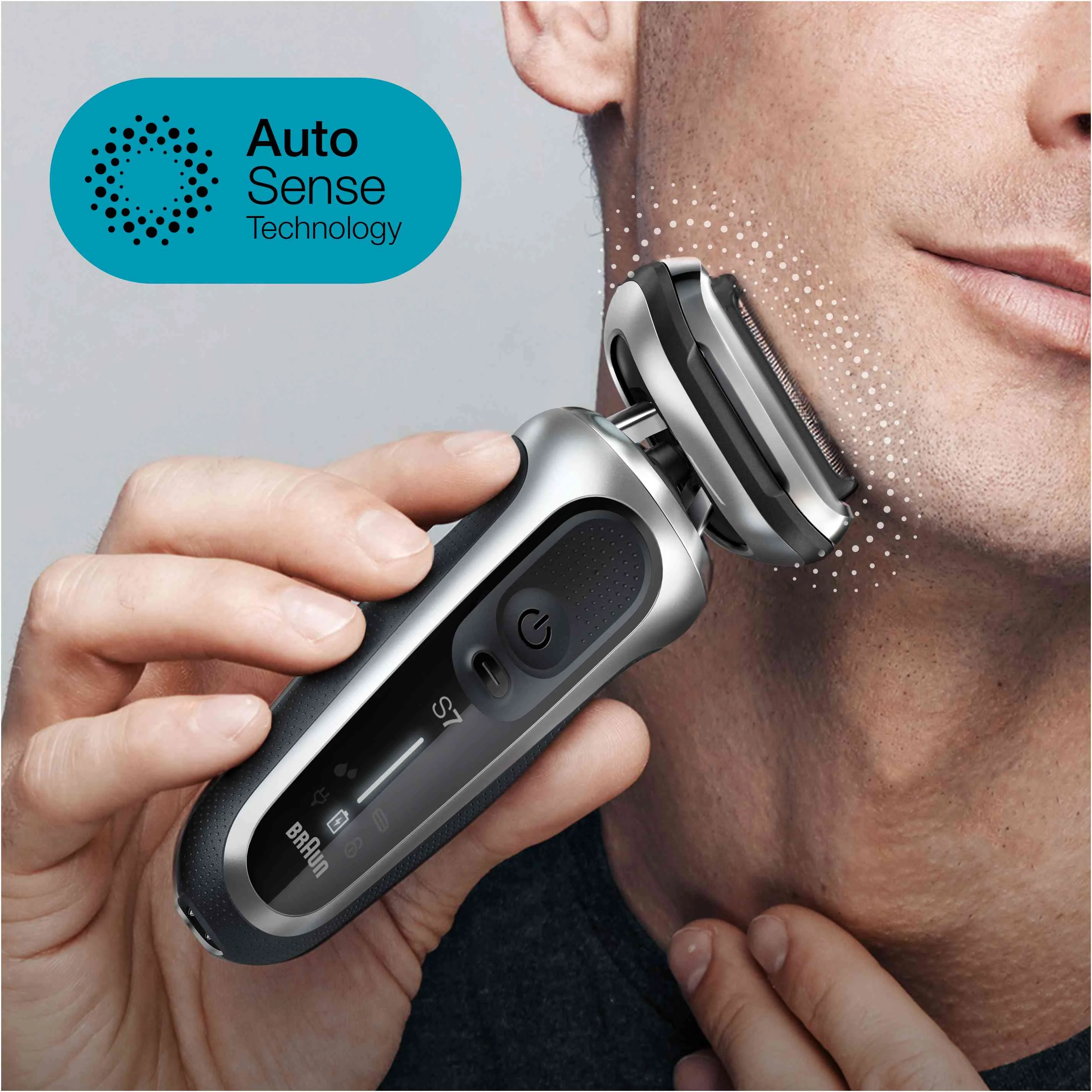 BRAUN Series 7 71-S7200cc Silver 1×1 ks, Holiaci strojček
