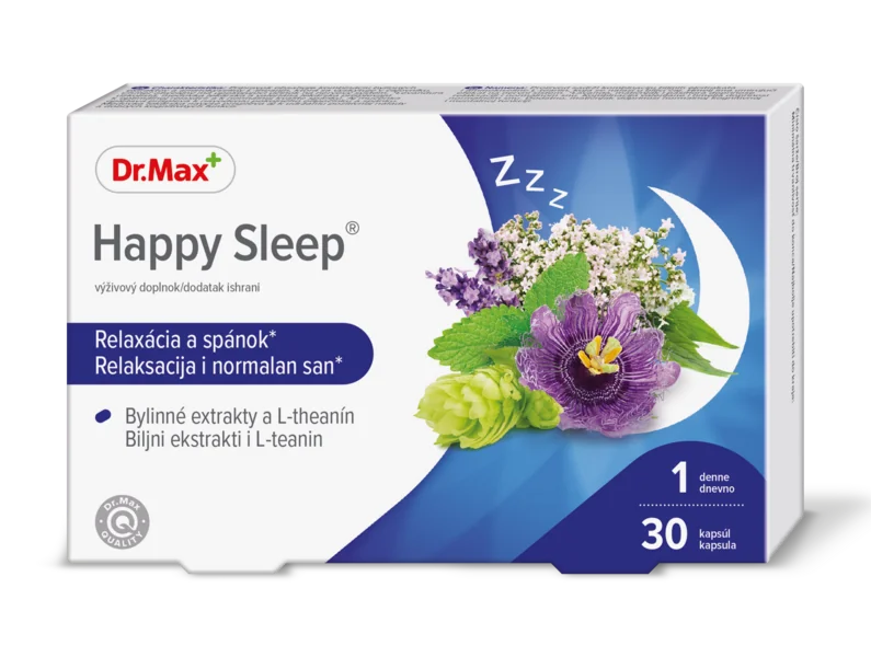 Dr. Max Happy Sleep 1×30 cps, výživový doplnok