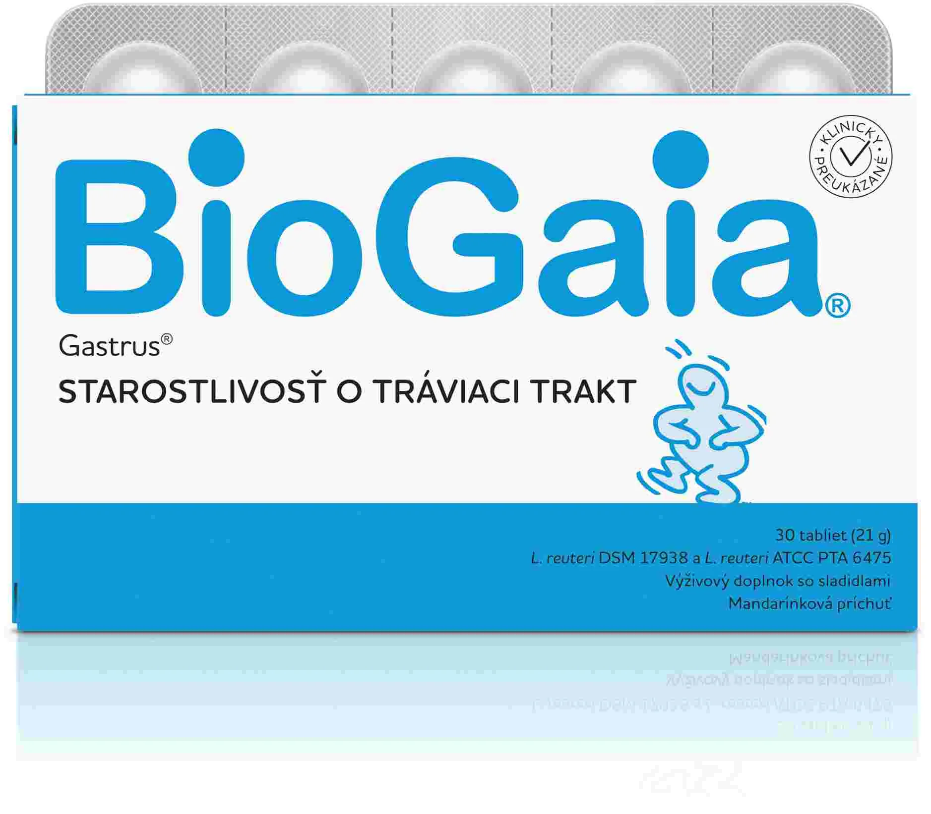 BIOGAIA GASTRUS TBL 30 1×30 tbl, doplnok výživy